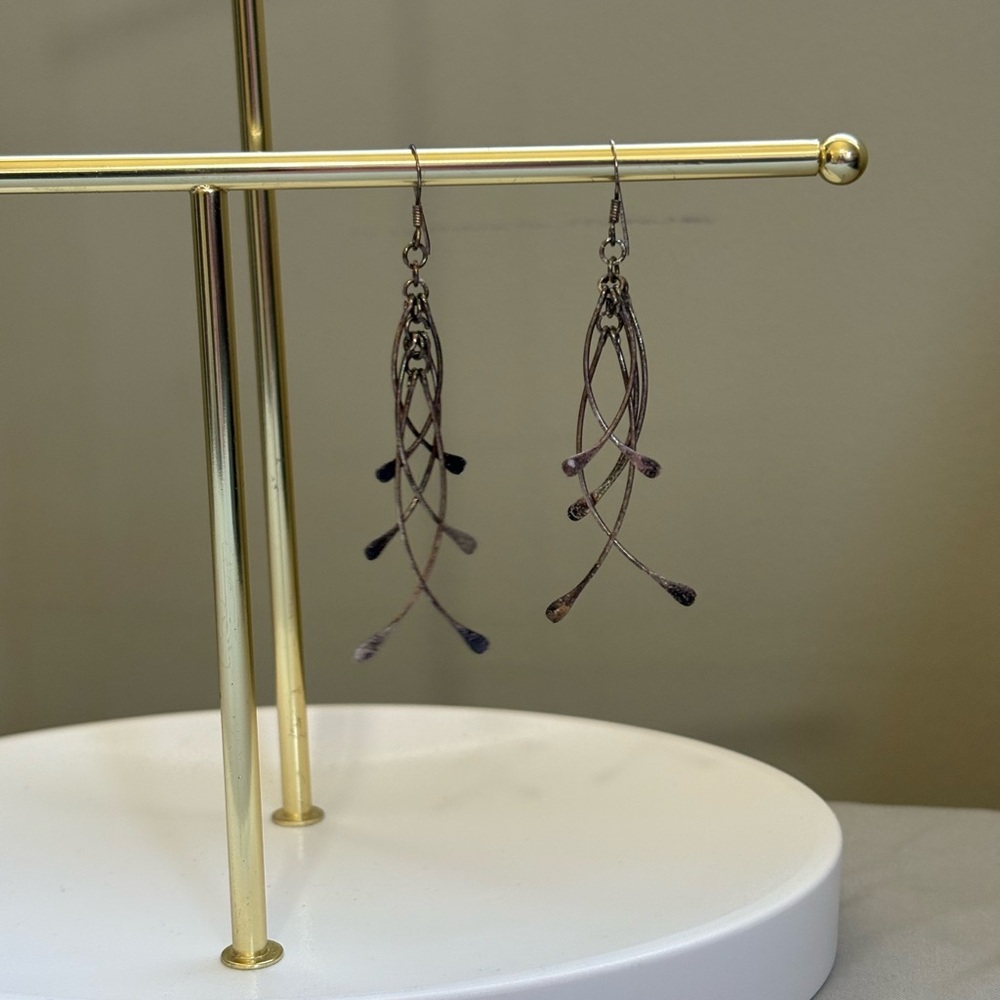 Chic Black Dangle Earrings